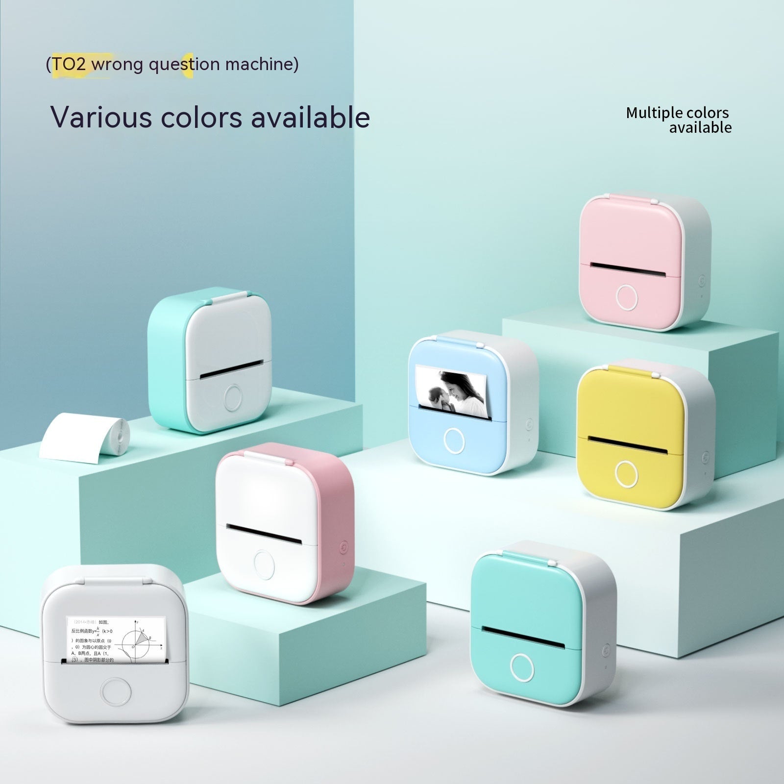 Mini Impresora Inalámbrica – Ideal para Estudiantes y Hogar