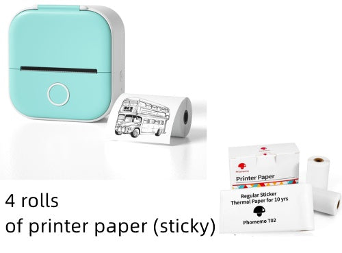 Mini Impresora Inalámbrica – Ideal para Estudiantes y Hogar
