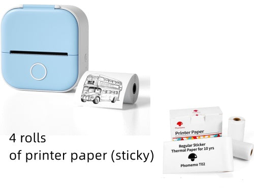 Mini Impresora Inalámbrica – Ideal para Estudiantes y Hogar