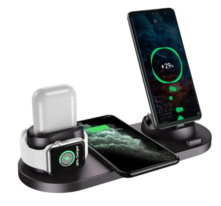 Estación de carga rápida inalámbrica para iPhone/Watch/AirPods