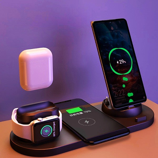 Estación de carga rápida inalámbrica para iPhone/Watch/AirPods
